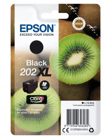 Tinteiro EPSON 202 Preto XL - Expression Premium XP-600x/610x