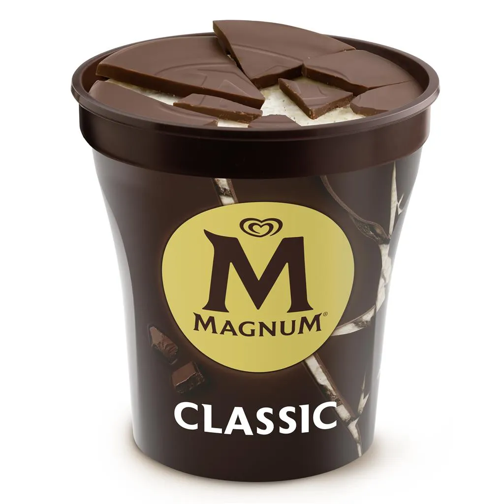 Gelado pint clássico, embalagem de 440 ml
