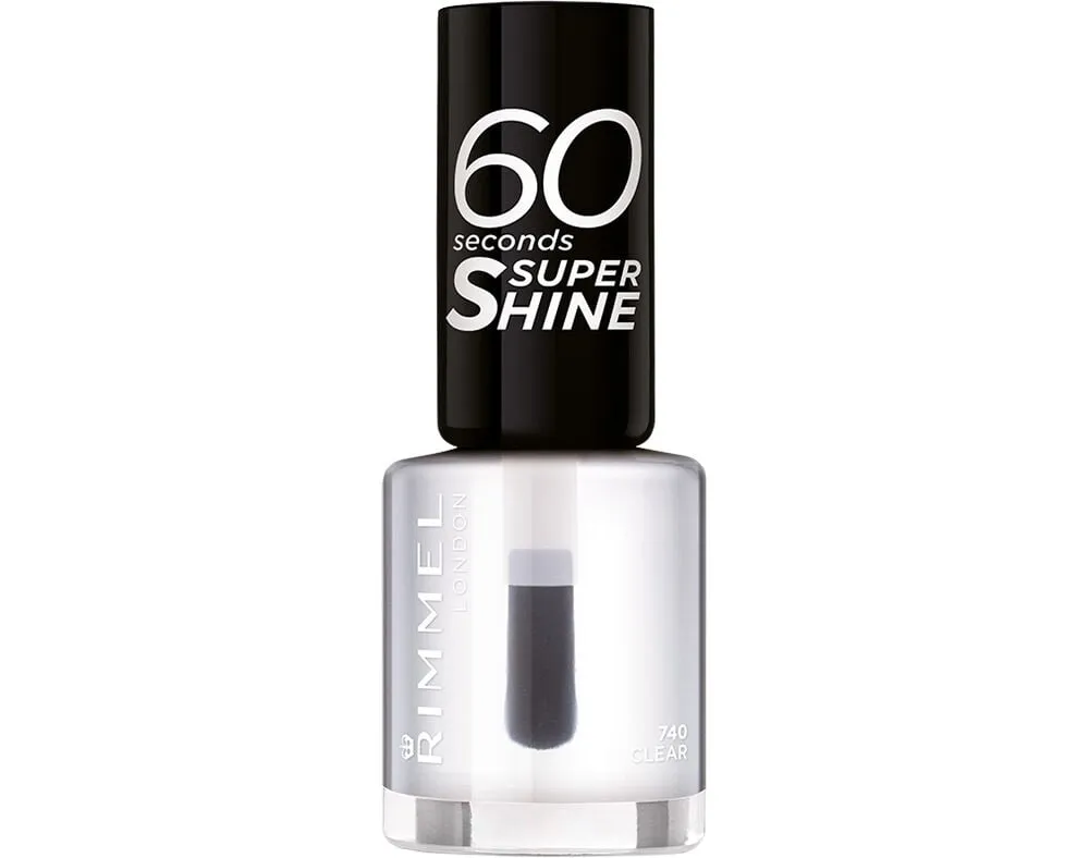 Verniz 60 seconds 740 clear Rimmel un