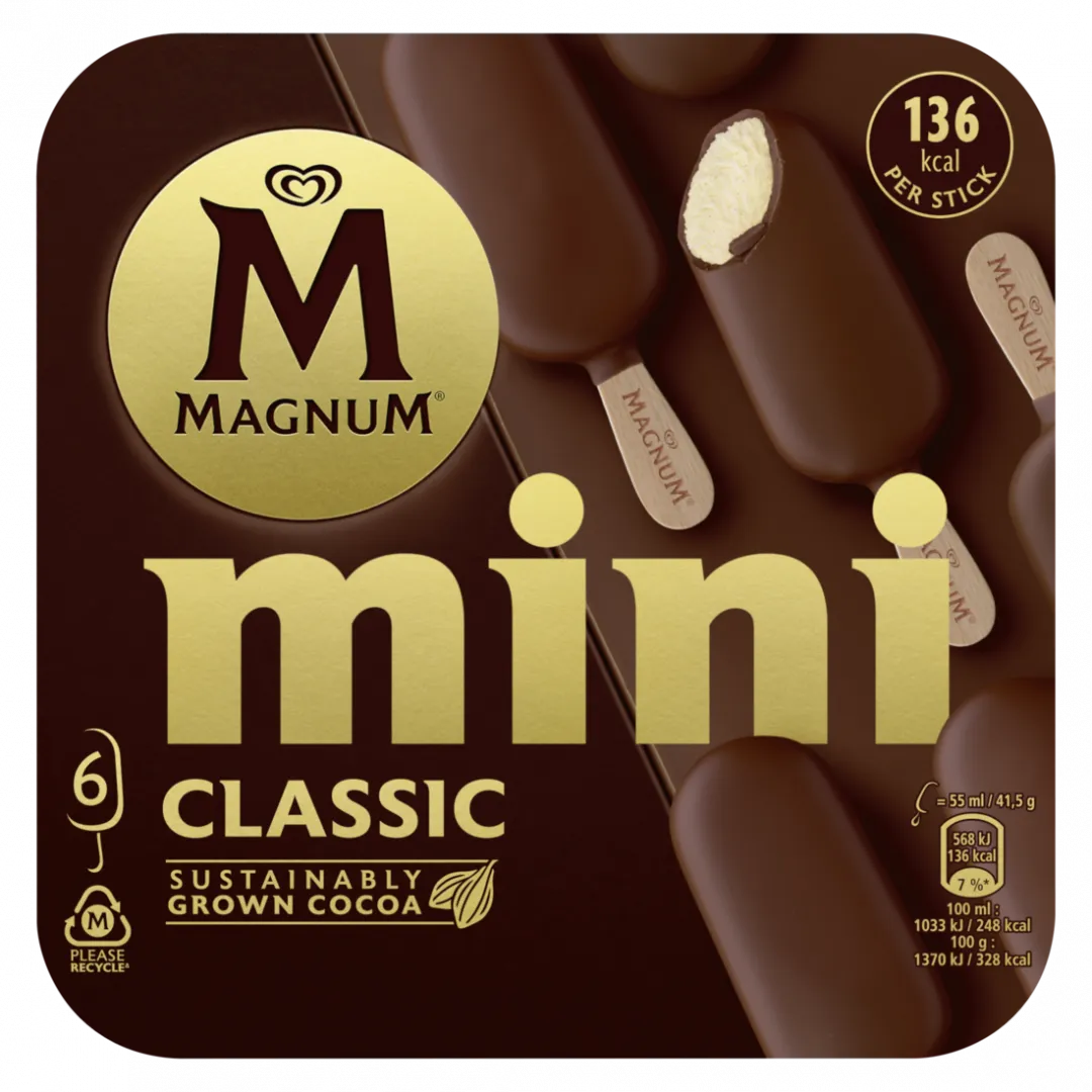 Gelado Mini Chocolate Clássico