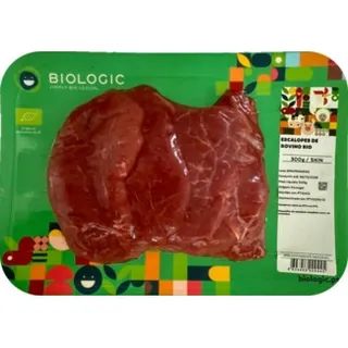 Escalopes Bovino embalagem 300 g - Biologic