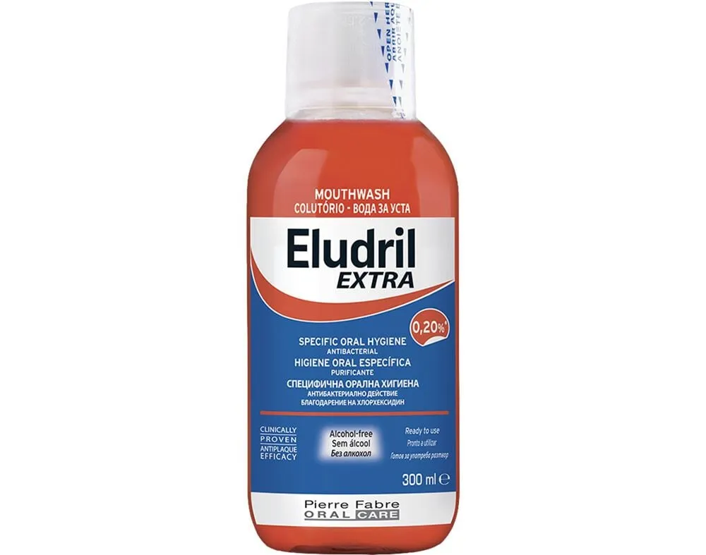 Colutório Eludril extra 300 ml