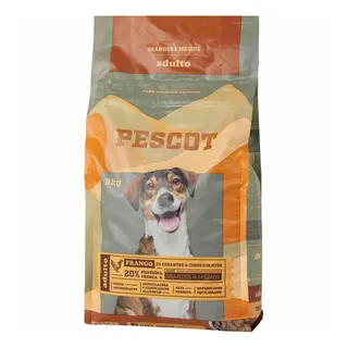 Ração para Cão Adulto Frango Pescot 3kg