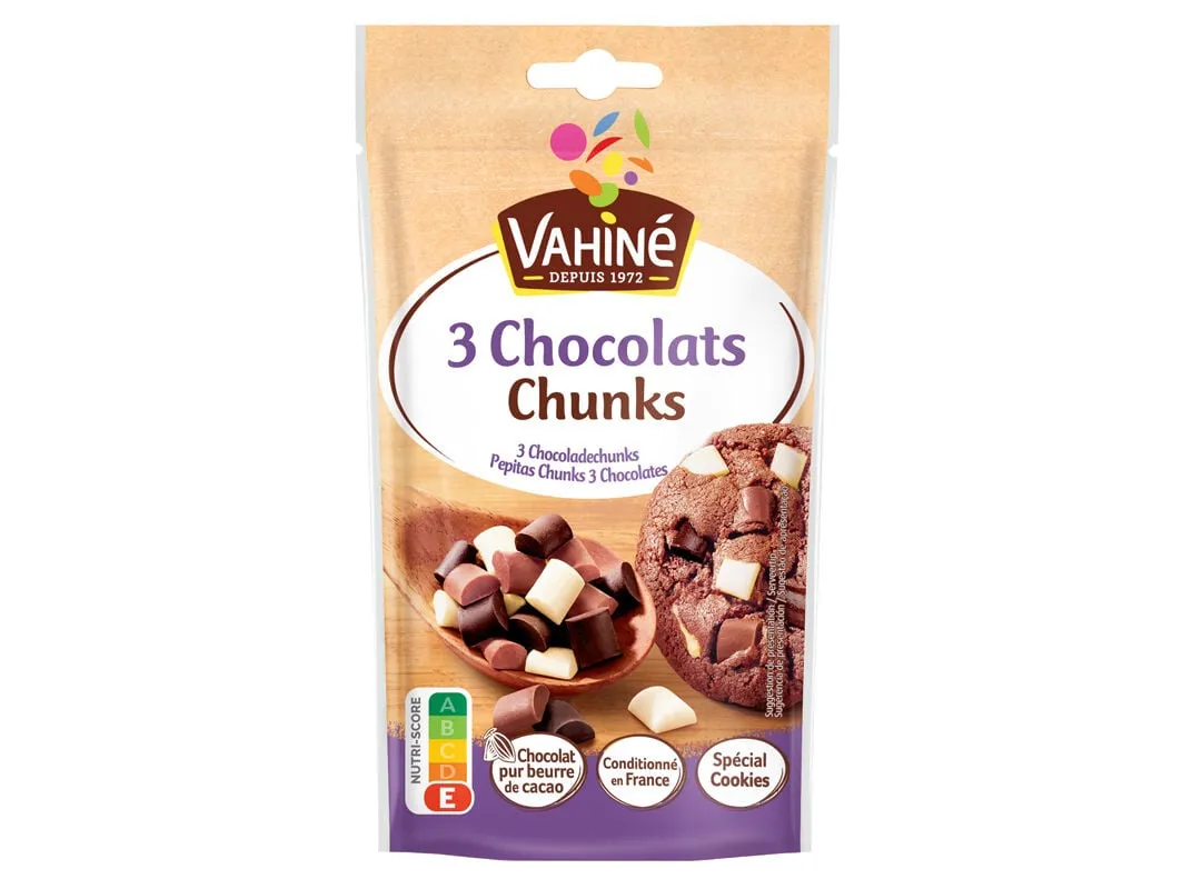 Pepitas Vahiné 3 chocolates 100 g