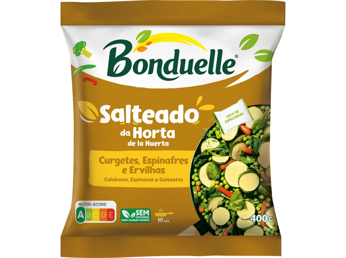 Salteado Bonduelle de legumes da horta 400 g
