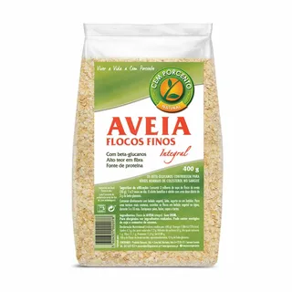 Flocos de Aveia Integral Finos Cem Porcento