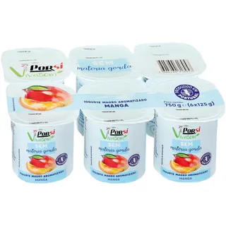 Iogurte Magro Aroma Manga 6x125g Porsi Vivabem