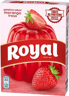 Gelatina em Pó de Morango Royal