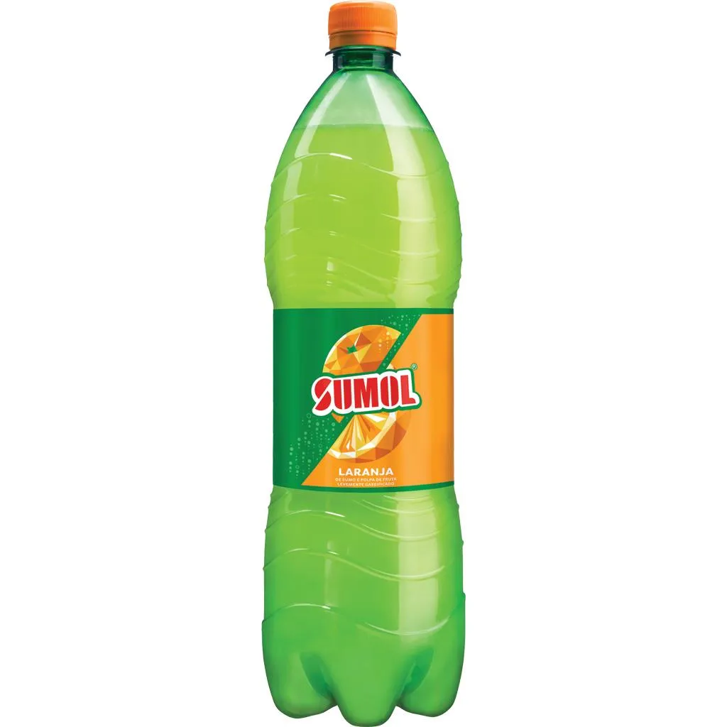 Refrigerante com gás de laranja