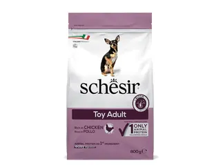 Ração para cão Schesir toy frango 800 g