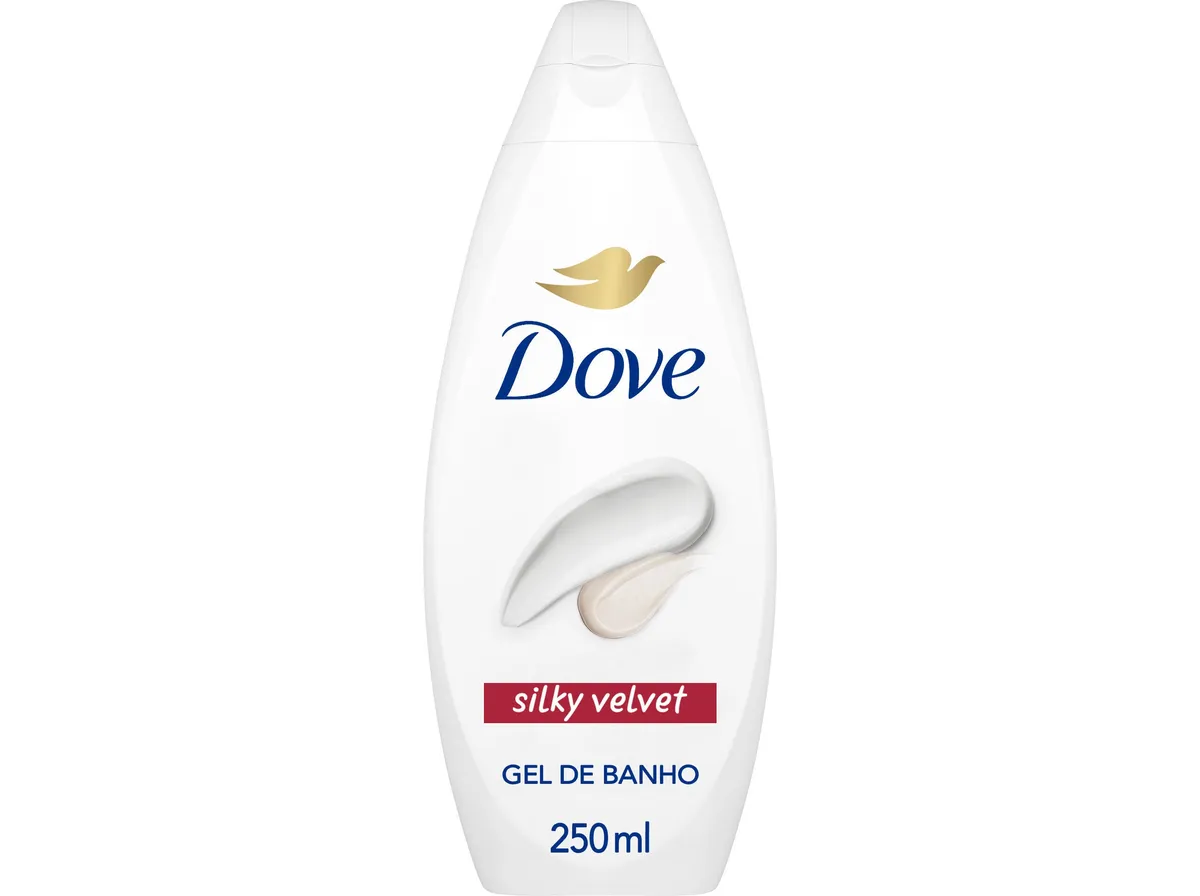 Gel banho DOVE silk velvet 250 ml