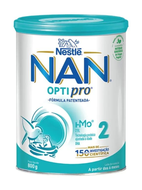 Leite Optipro NAN 2 Nestlé 800 g