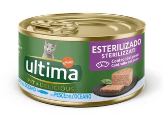 Comida húmida para gato Ultima esterilizado peixe 85 g