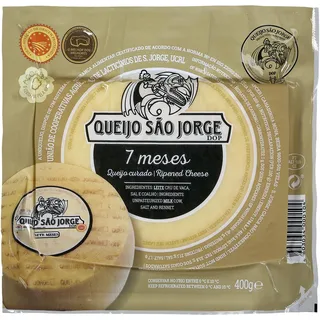 Queijo dop 7 meses, embalagem de 400g São Jorge