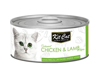 Comida húmida gato Kitcat frango&borrego 80 g