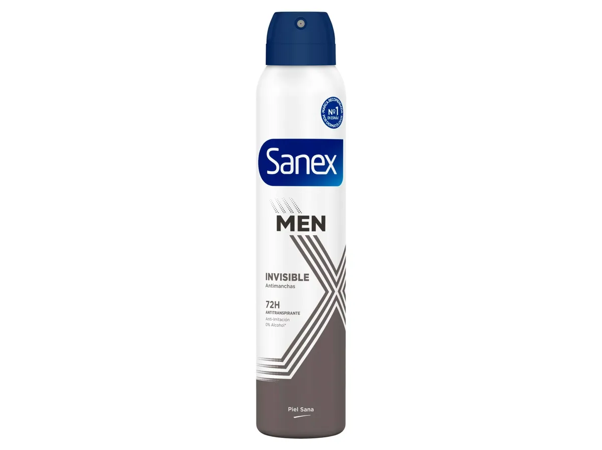 Desodorizante spray para homem dermo efeito invísivel Sanex 200 ml
