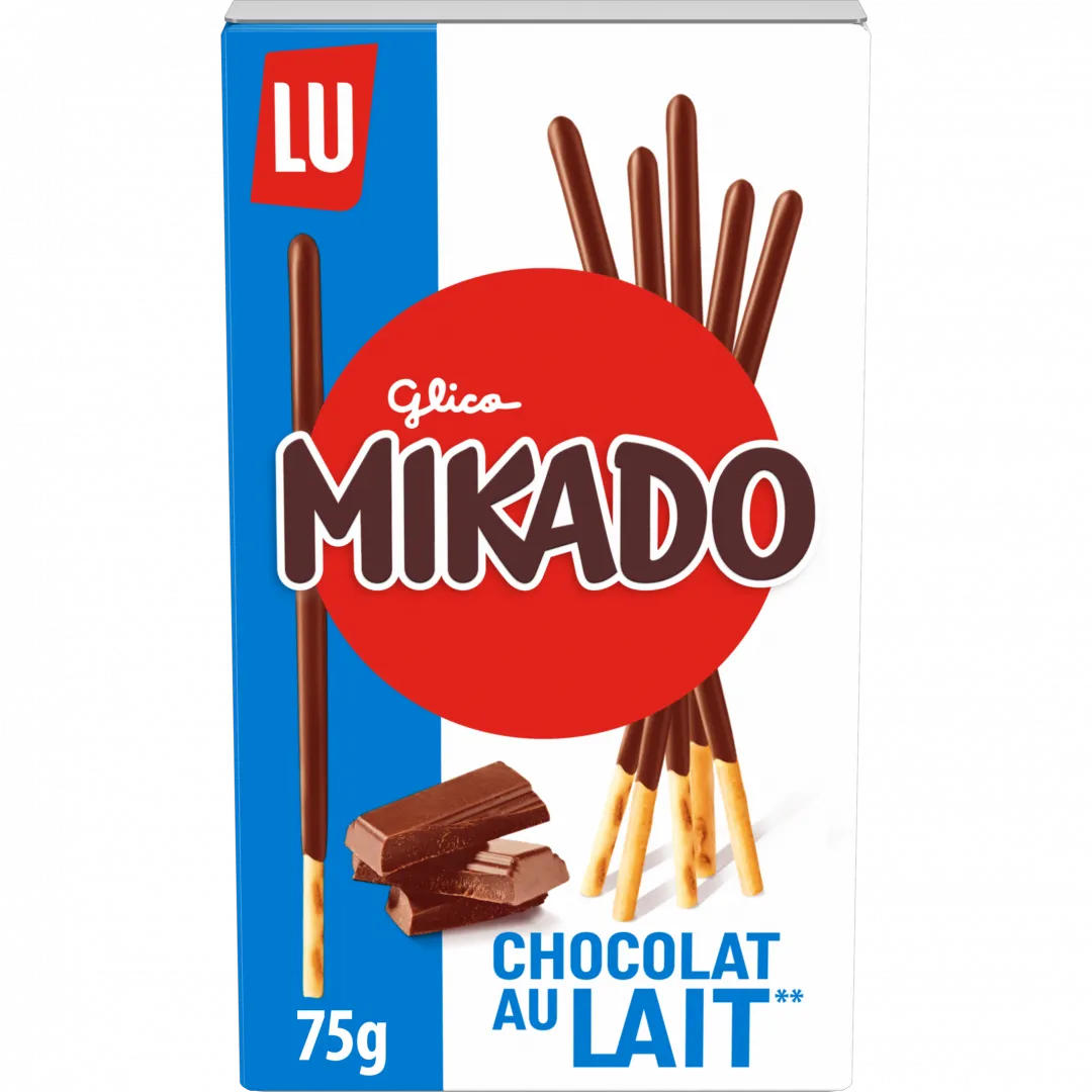 Bolachas Mikado Chocolate de Leite