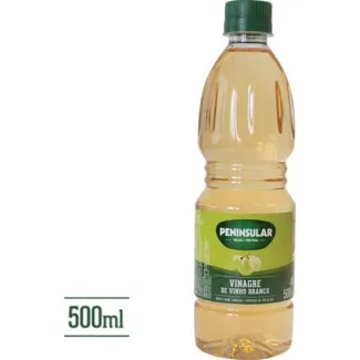 Vinagre de Vinho Branco garrafa 500 ml - Peninsular