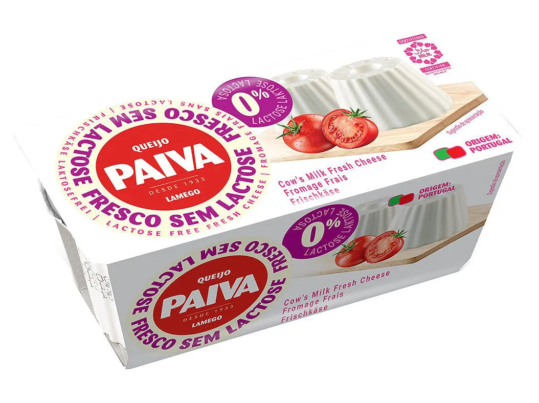 Queijo fresco Paiva sem lactose 2 x 62,5 g