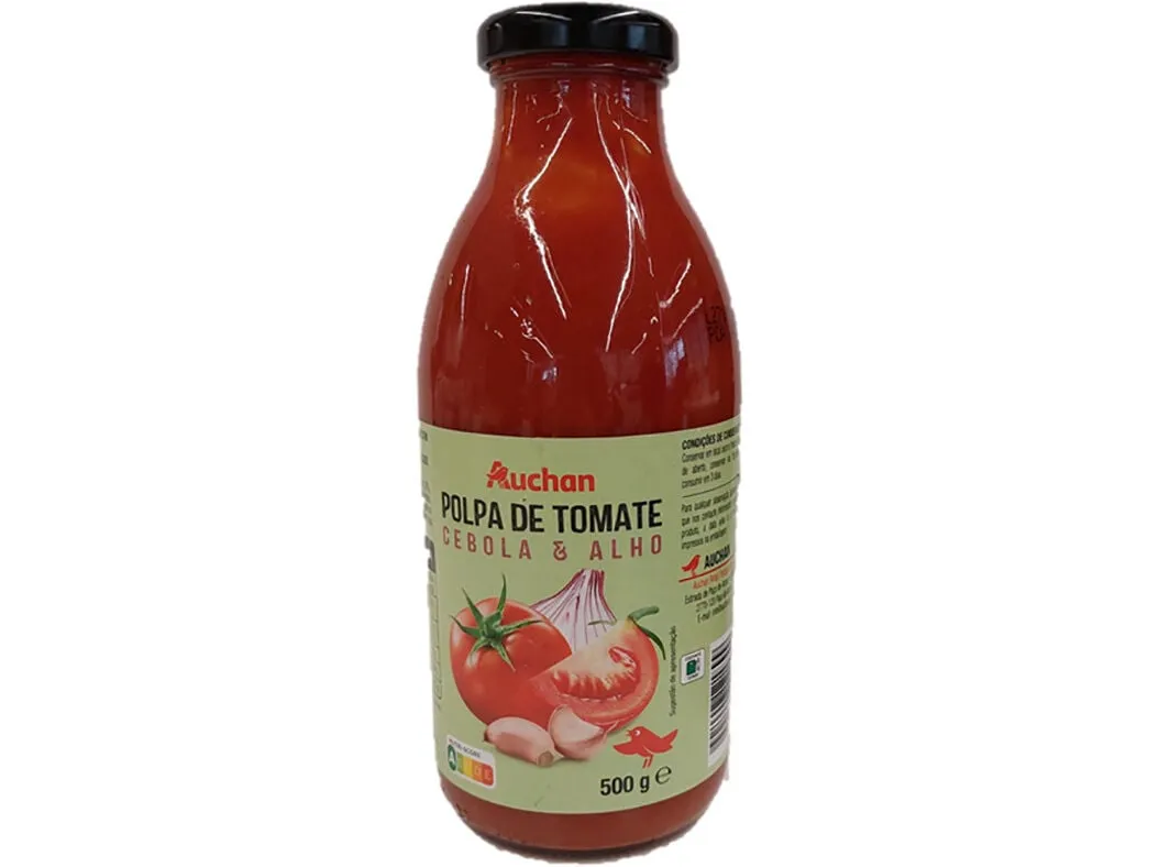 Polpa de tomate Auchan com cebola e alho 500 g