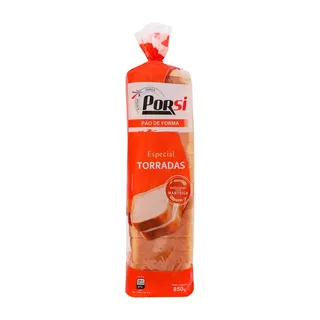 Pão forma especial torradas PorSi
