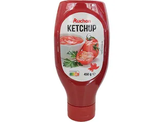Ketchup Auchan top down pet 450 g