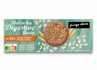 Bolachas Digestivas de Aveia Pingo Doce