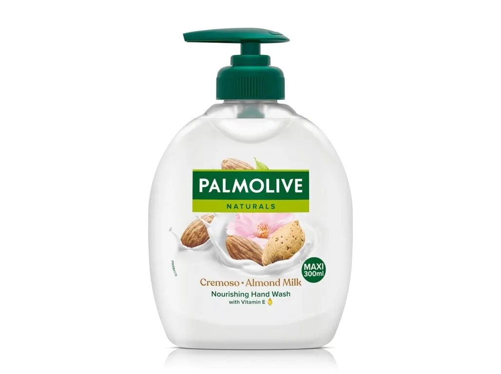 Sabonete líquido doseador naturals hidratante leite de amêndoa Palmolive 300 ml