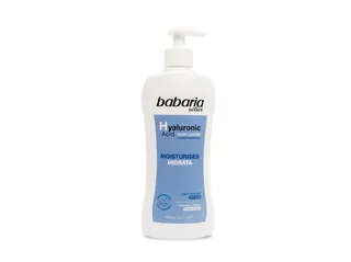 Leite corporal Babaria ácido hialurónico 400 ml
