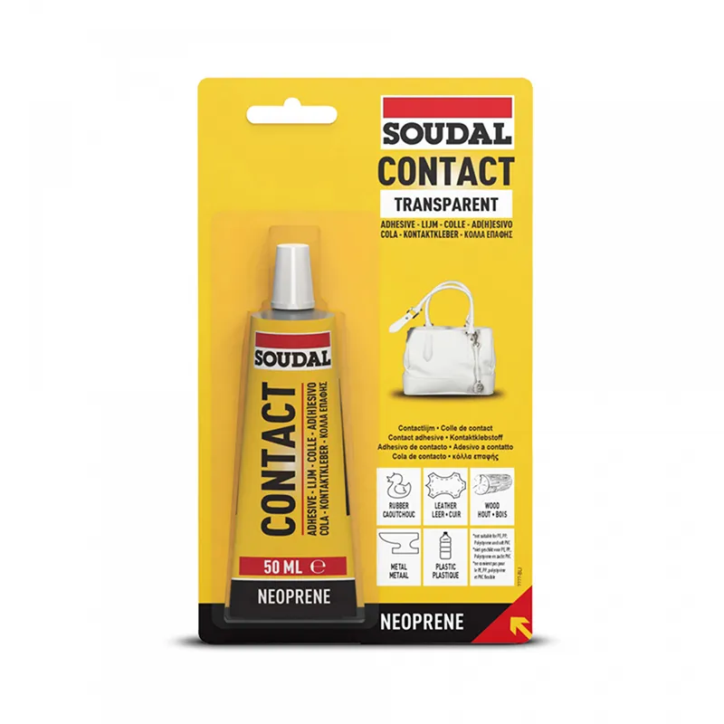 Cola Contacto Transparente 50Ml