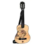 Guitarra de madeira 75 cm