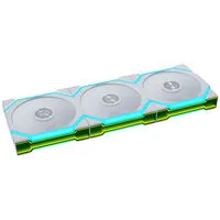 Ventoinha Lian Li UNI FAN SL120 FLEX Wireless Reverse Blade Branco 120mm (Pack 3)