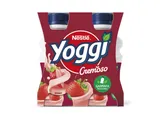Iogurte Yoggi líquido cremoso morango 4 x 160 g