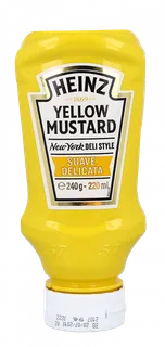 Mostarda Yellow Mustard Top Down Heinz