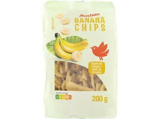 Banana rodelas Auchan 200 g