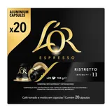 20 cápsulas café ristretto, embalagem de 104 g