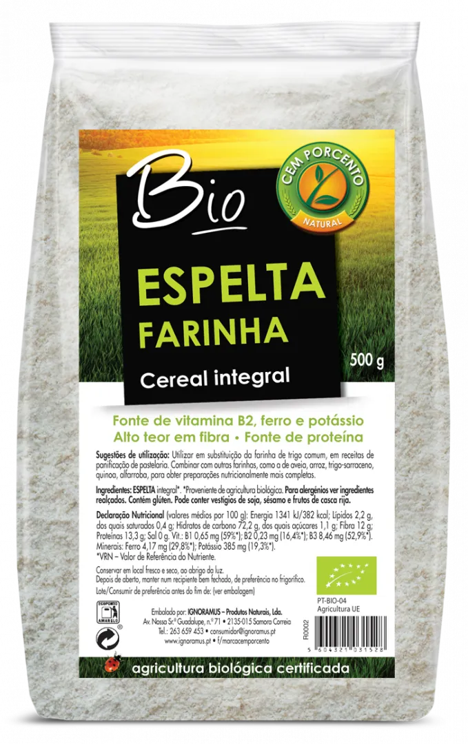 Farinha de Espelta Integral Bio