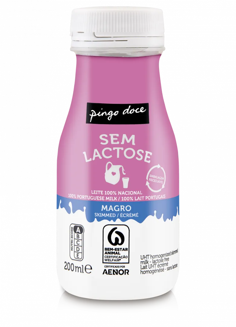 Leite UHT Magro sem Lactose