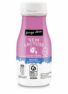 Leite UHT Magro sem Lactose Pingo Doce