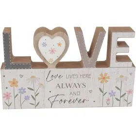 Letra Love com Base Kasa