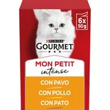 Comida Húmida para Gato Adulto Aves Saquetas Purina Gourmet Mon Petit