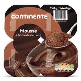 Mousse Chocolate de Leite Continente