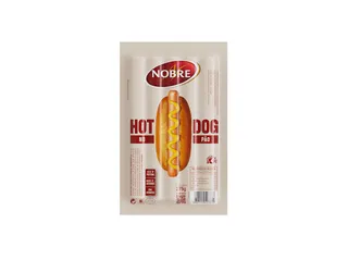 Salsichas hot dog pão Nobre 275