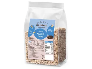 Flocos Salutem aveia finos integrais 375 g