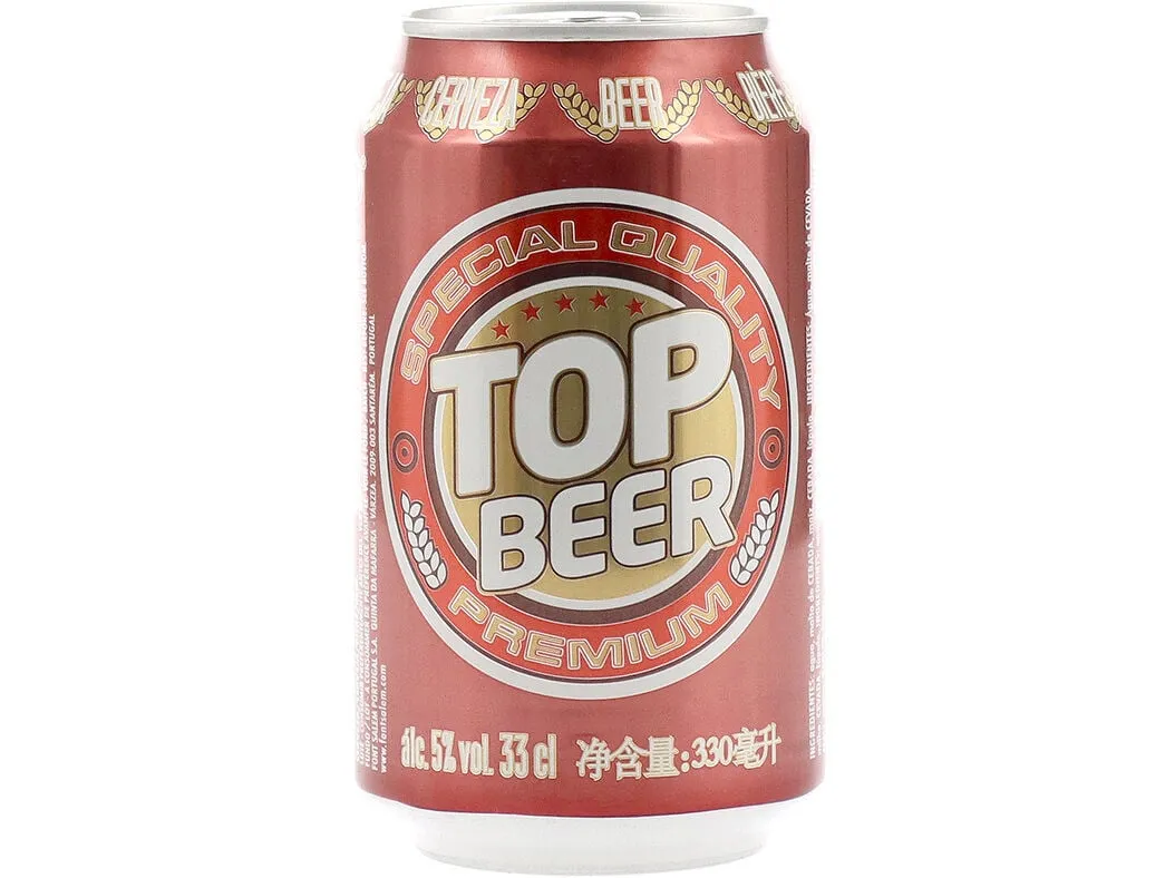 Cerveja TOP BEER lata 0,33 L