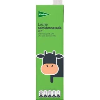 Leite Meio Gordo UHT embalagem 1 L - El Corte Inglés
