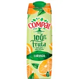 Sumo Laranja 100% embalagem 1 L - Compal