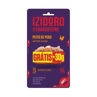 Fiambre Peito de Peru Fatias Finas Izidoro