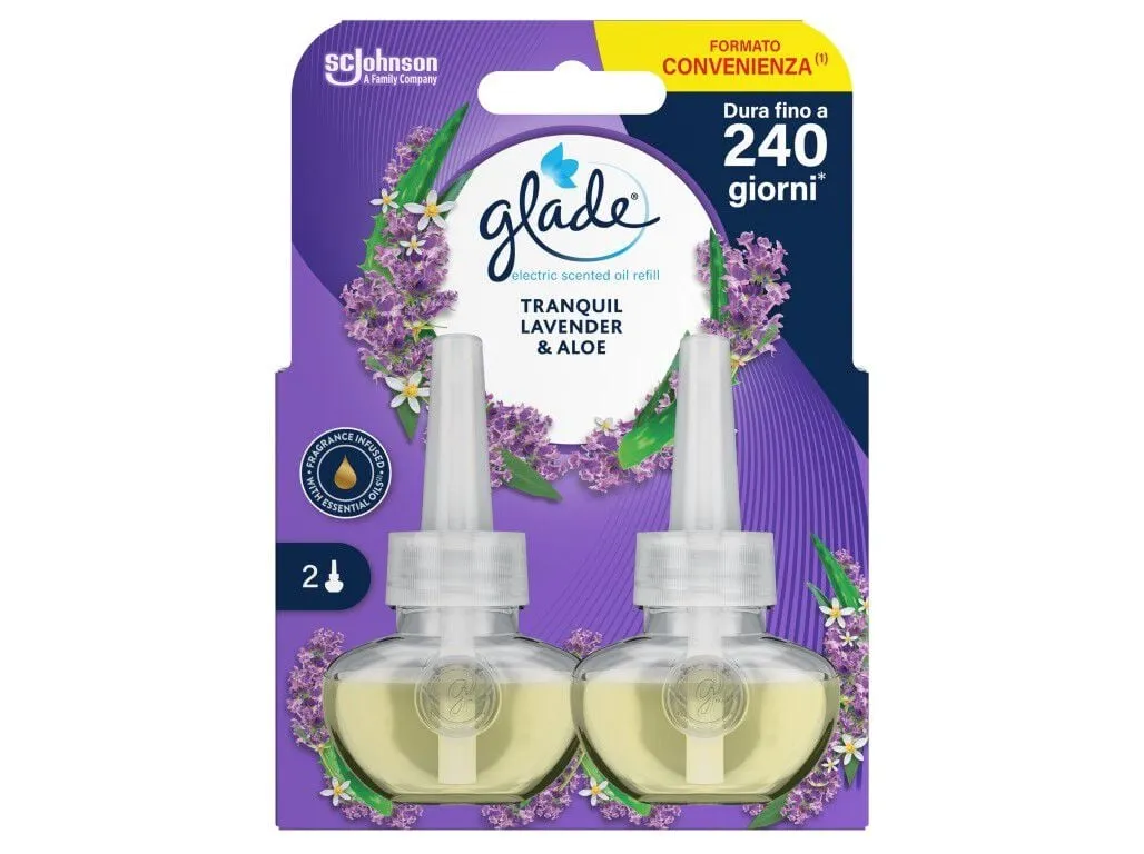 Ambientador Glade recarga lavanda 2 x 20 ml