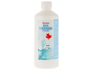 Água Auchan oxigenada 10 volumes 500 ml